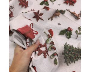 Фланель винтажное Рождество