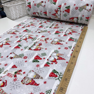 Фланель гномики серые