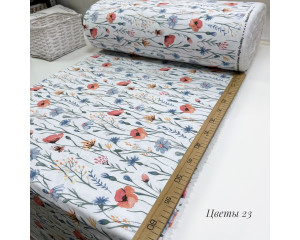 Фланель цветы 23