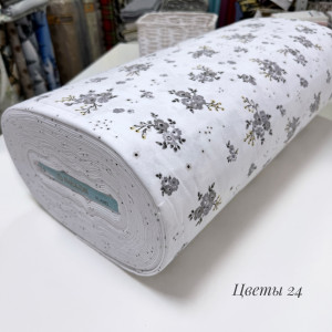 Фланель цветы 24