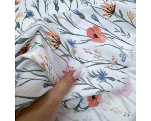 Фланель цветы 23