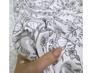 Фланель цветы 26