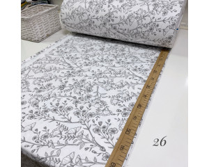 Фланель цветы 26