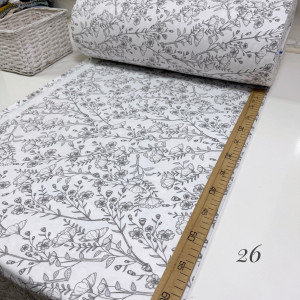 Фланель цветы 26