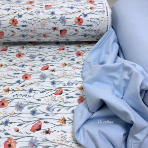 Фланель цветы 23