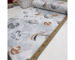 Ранфорс космос серый