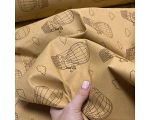 Ранфорс воздушные шары горчица Г 