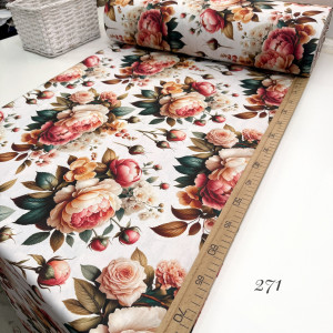 Ранфорс цветы 271