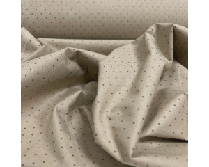 Ранфорс точка на бежевом Г