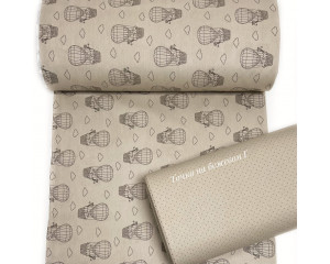 Ранфорс воздушные шары бежевые Г 