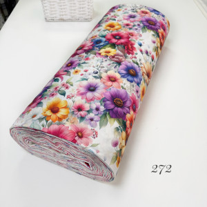 Ранфорс цветы 272