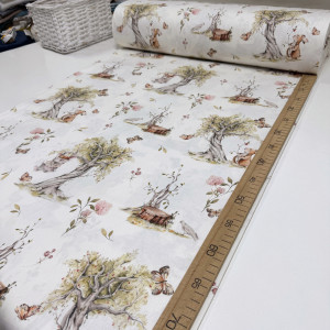 Ранфорс зверюшки на опушке