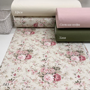 Ранфорс цветы 243