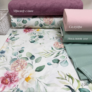 Ранфорс цветы 256