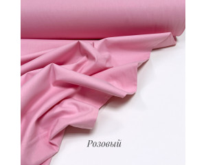 Ранфорс однотонный розовый 