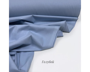 Ранфорс однотонный голубой