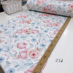 Ранфорс цветы 254