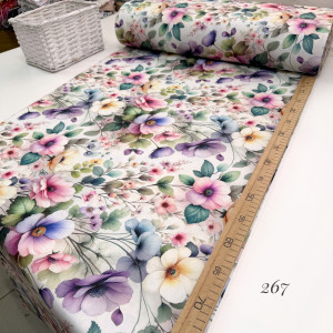 Ранфорс цветы 267