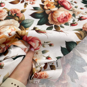 Ранфорс цветы 271