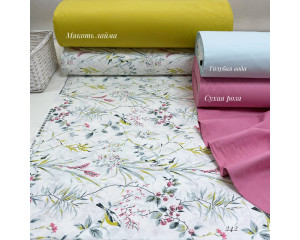 Ранфорс цветы 242