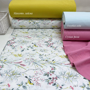 Ранфорс цветы 242