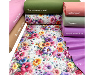 Ранфорс цветы 272