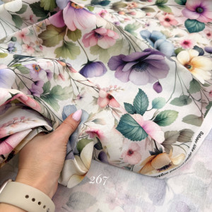 Ранфорс цветы 267