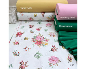 Ранфорс цветы 236