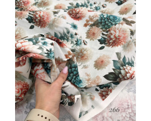 Ранфорс цветы 266