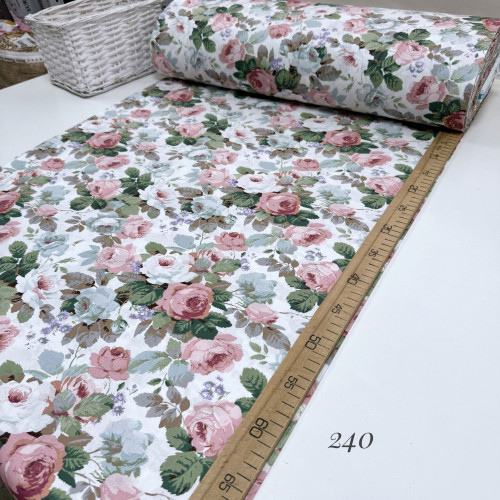 Ранфорс цветы 240