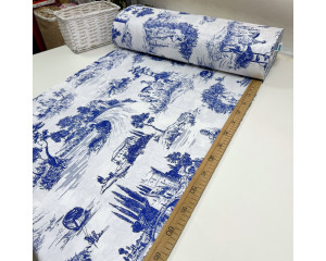 Ранфорс Туаль-де-Жуи синий