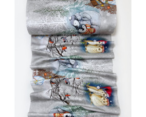 Сатин совы серые НГ