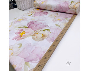 Сатин цветы 67