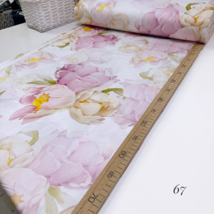 Сатин цветы 67