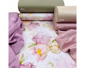 Сатин цветы 67