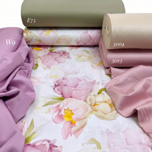 Сатин цветы 67