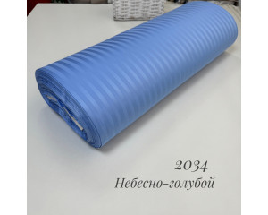 Страйп-сатин 2034 (небесно-голубой)