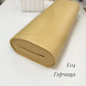 Страйп-сатин Е04 (горчица)