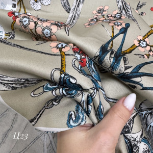 Сатин цветы 23