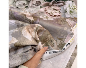 Сатин цветы 120