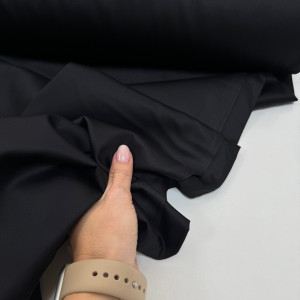 Сатин 300 см чёрный