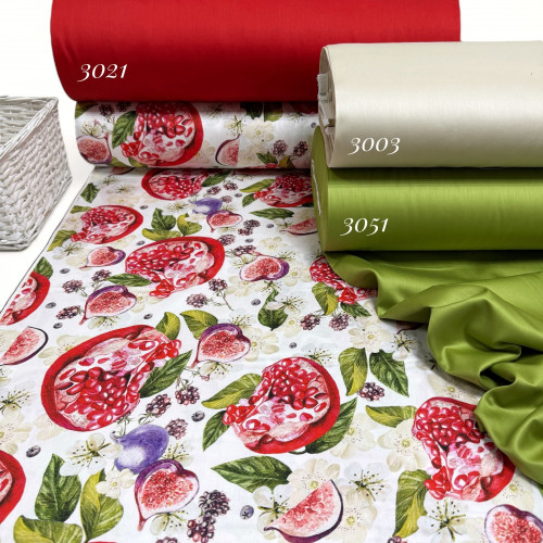 Сатин 3051 (тёплый салатовый)