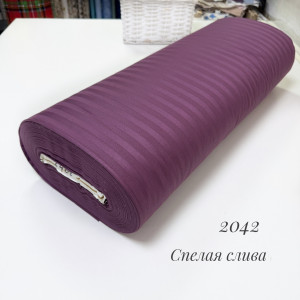 Страйп-сатин 2042 (спелая слива)