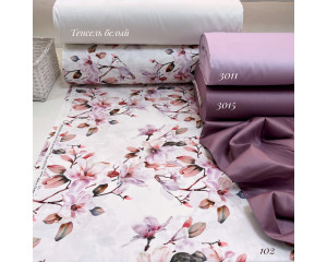 Сатин цветы 102