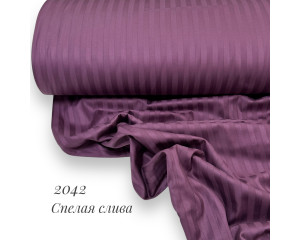 Страйп-сатин 2042 (спелая слива)
