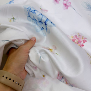 Сатин цветы 107