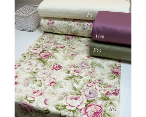 Сатин цветы 74