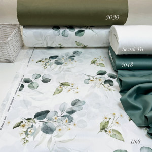 Сатин цветы 98