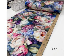 Сатин цветы 111