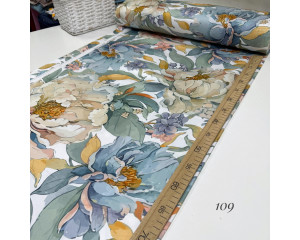 Сатин цветы 109